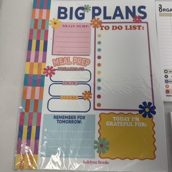 Jadelynn Brooke & Commit Set of 3 Organizational Notepads - Picture 2 of 7